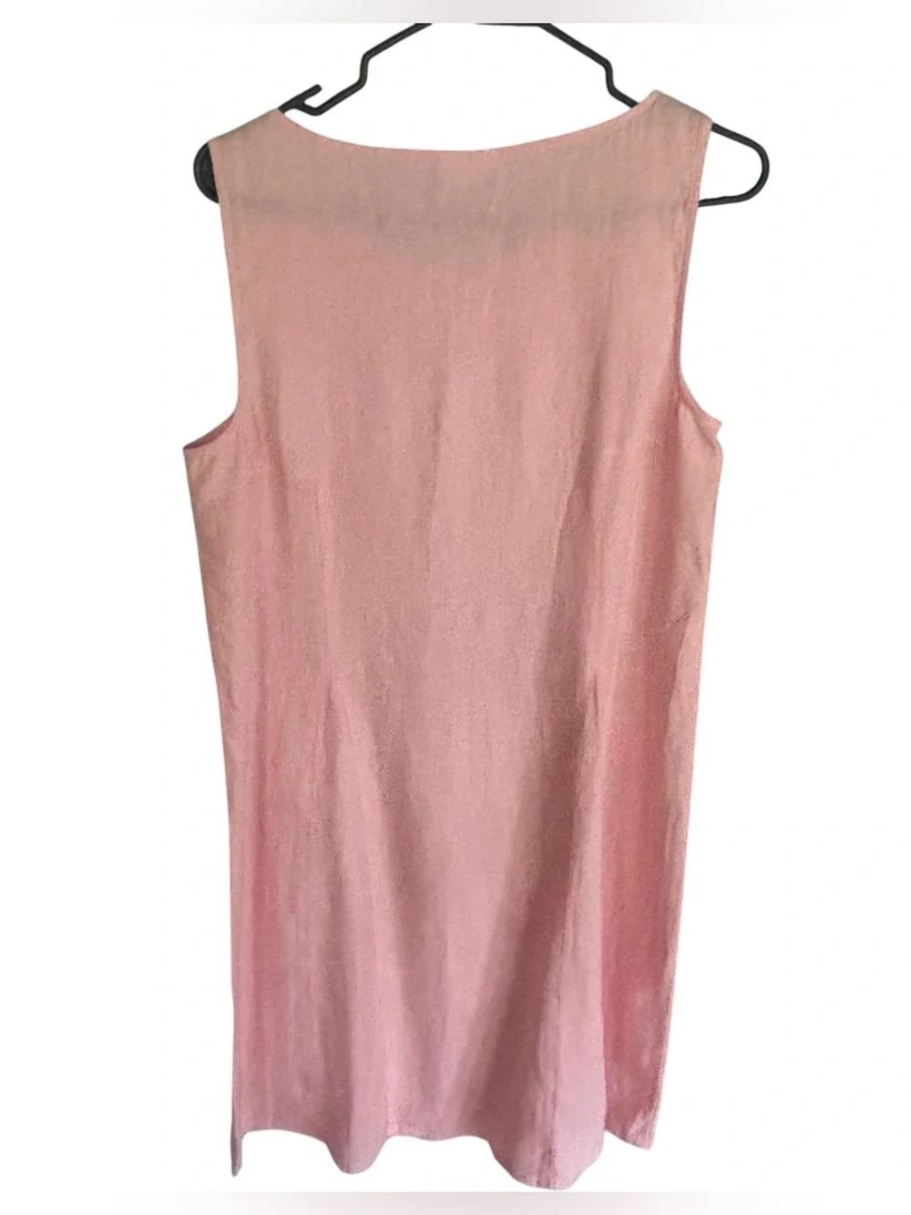 J. Jill Love Linen Light Pink Sleeveless Shift Dress Summer Vacation Size Small - Picture 2 of 11